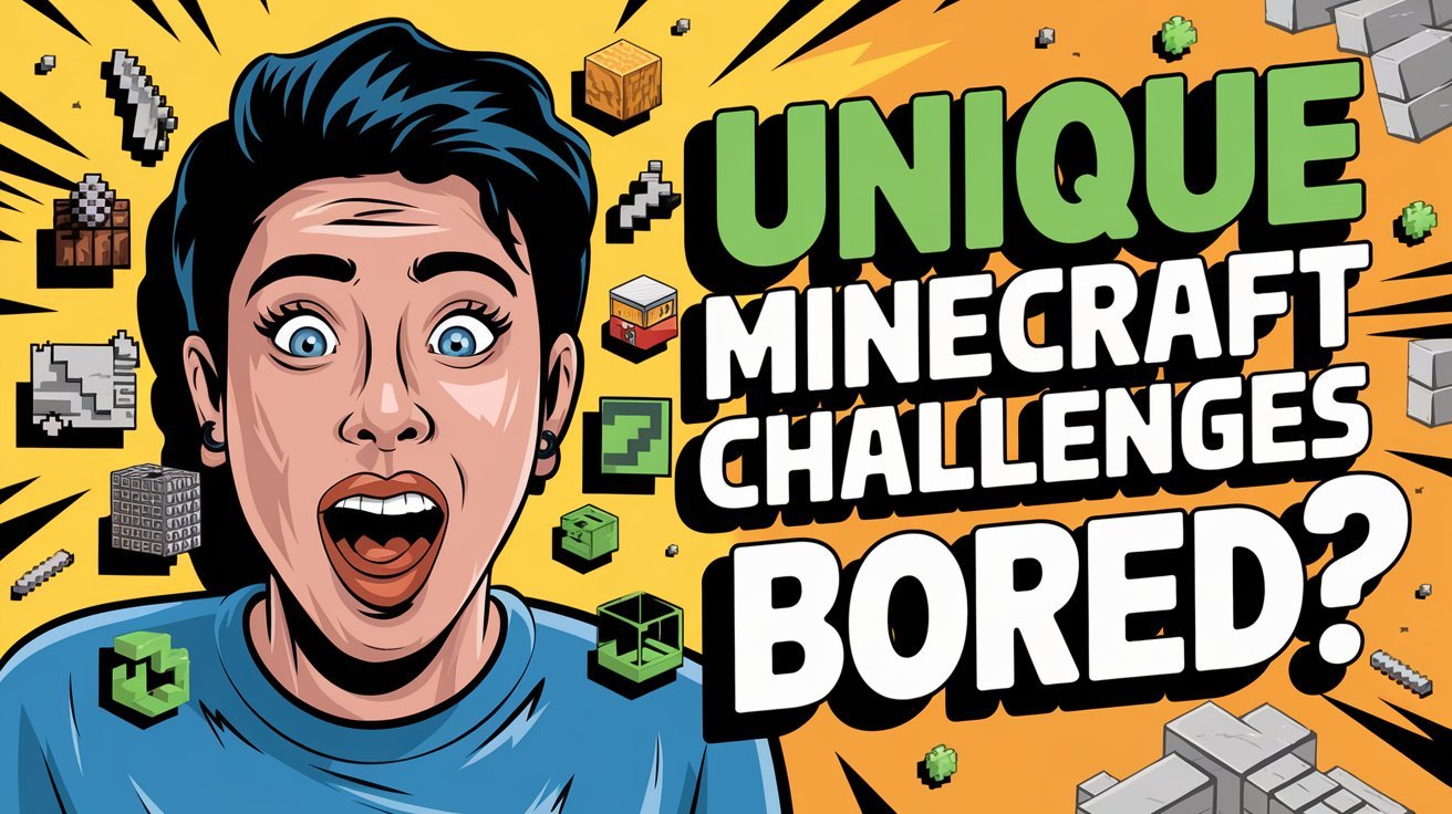 Unique Minecraft Challenges to Try When You're Bored