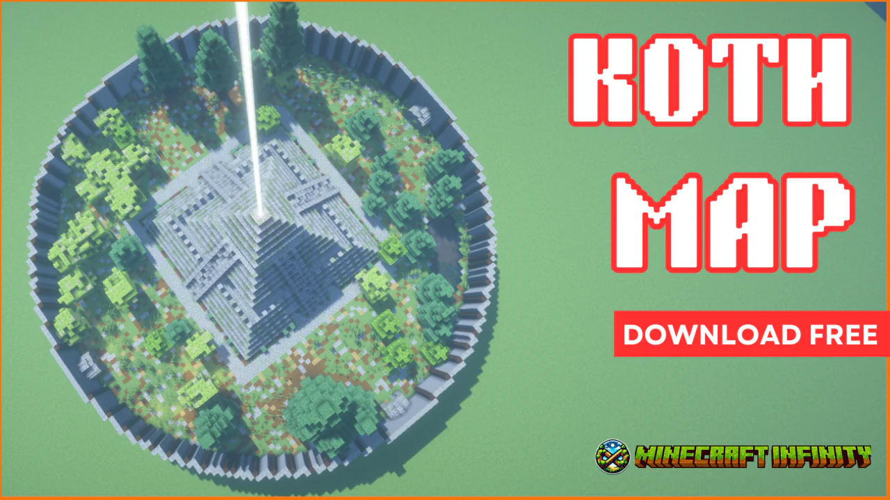 KOTH Schematic Download for Minecraft - King of the Hill Arena