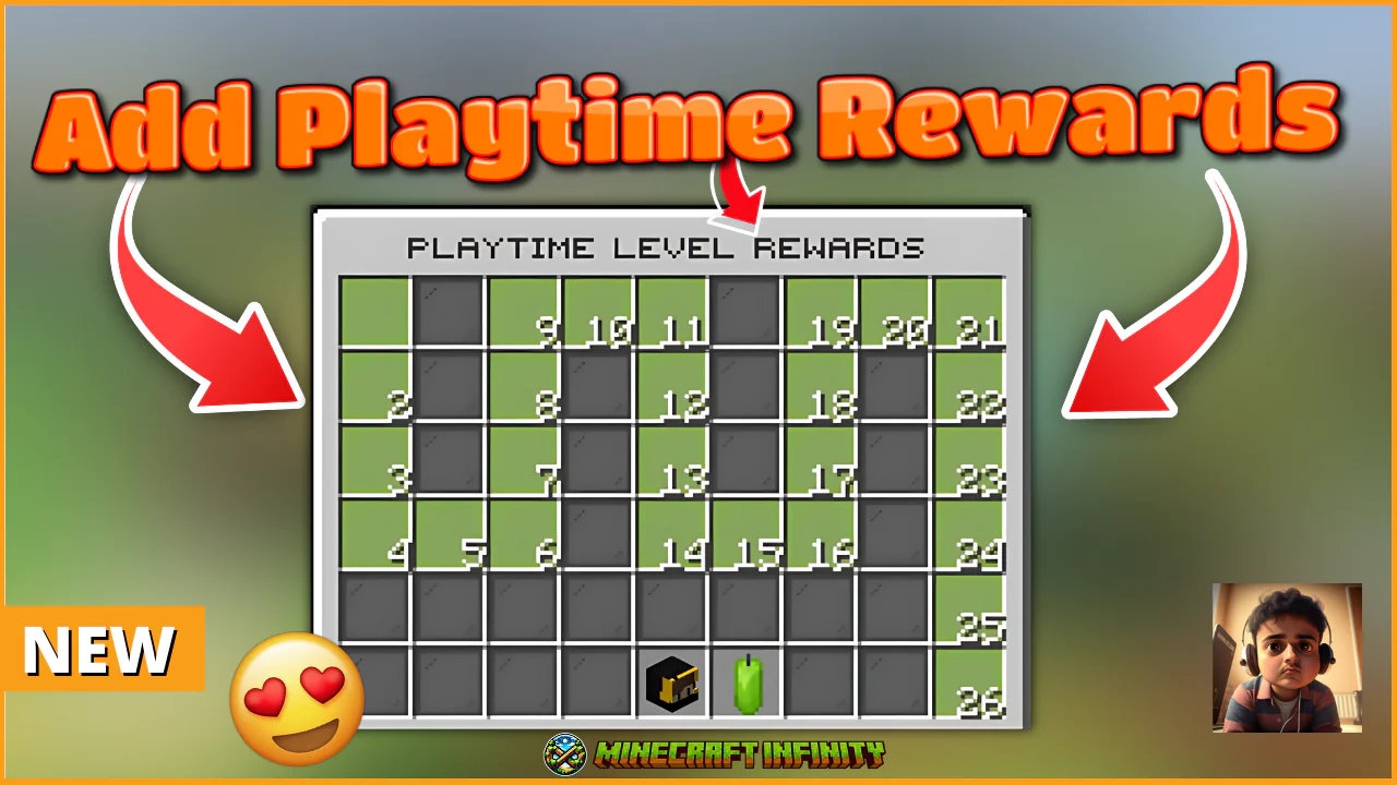 Playtime Rewards Config for DeluxeMenus | Free Download