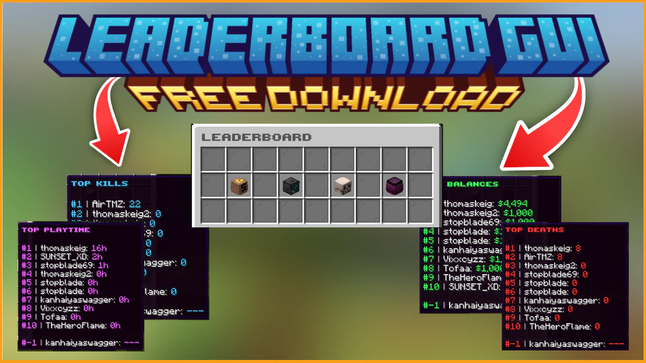 LeaderBoard - Menu Config Download