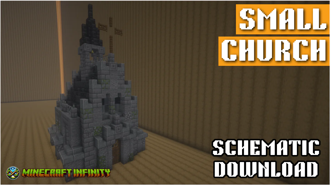 Small Church Schematic Minecraft Download | Perfect for Medieval Builds