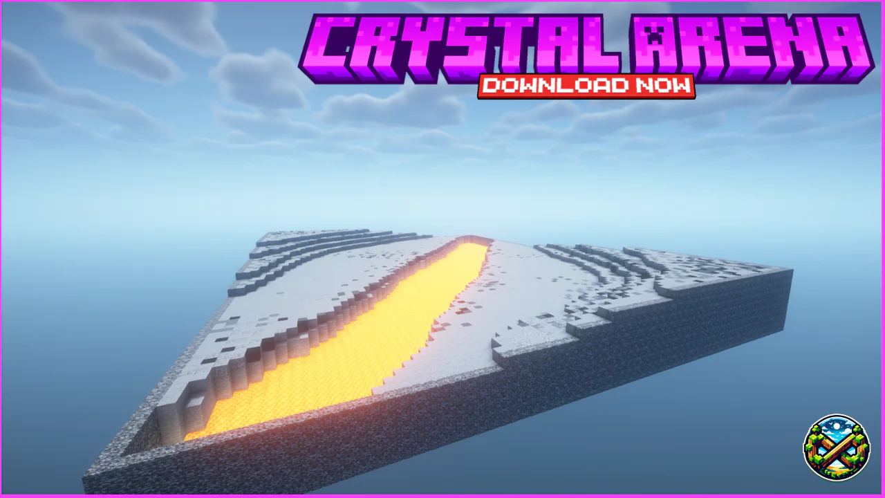 Minecraft Crystal PVP Arena Schematics - Free Download