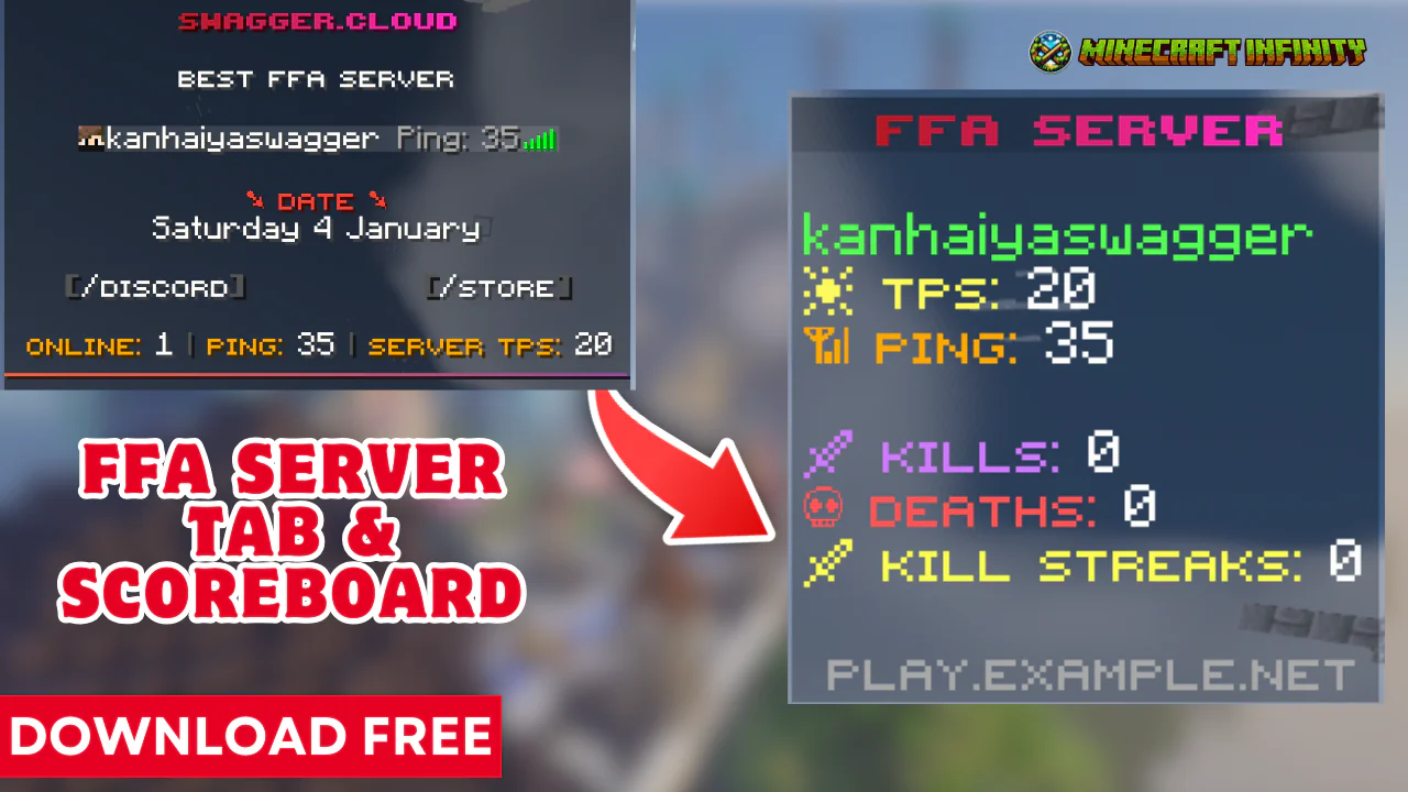 FFA Server Scoreboard & TAB Config Free Download