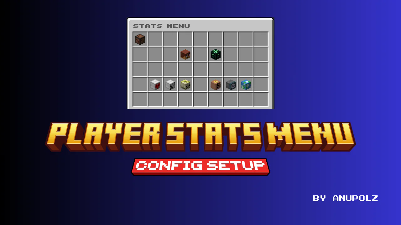 PLAYER STATS MENU | DeluxeMenus Config