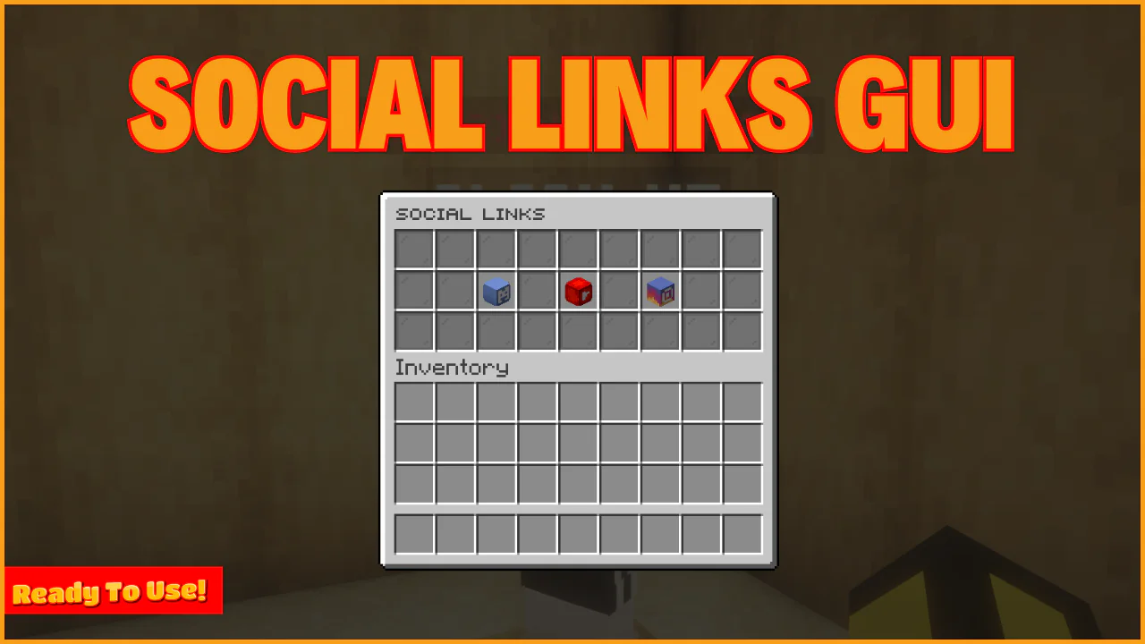 Download Social Links GUI Config for Minecraft Servers